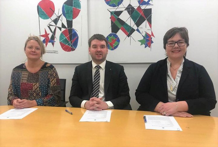 Sigþrúður Guðmundsdóttir, Ásmundur Einar Daðason og Ellen Calmon