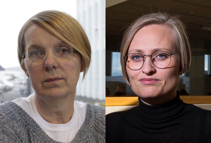 Valgerður Jóhannsdóttir og Finnborg Salome Steinþórsdóttir eru höfundar greinarinnar Kynjaslagsíða í fréttum: Um fjölbreytni og lýðræðishlutverk fjölmiðla.