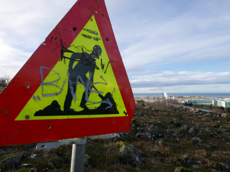 Framkvæmdir við göngustíga hafa staðið yfir í Öskjuhlíð í sumar og haust. Mynd: Sunna Ósk Logadóttir