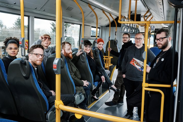 Umsjónarmenn hlaðvarpanna sem nálgast má í Strætó-appinu.