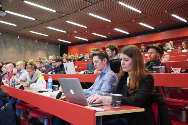 Frá síðustu keppni Gulleggsins í vor.