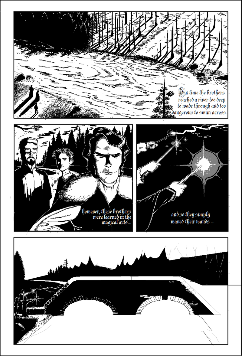 Sagan um þrjá bræður er mikilvægur kafli í Harry Potter bókunum.