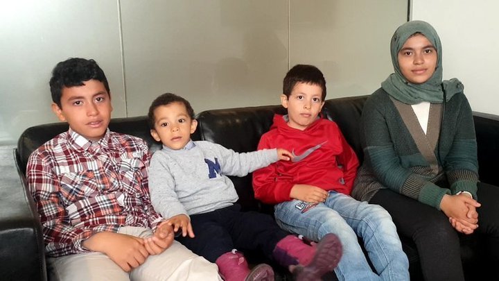 Abdalla, Rewida, Hamza og Mustafa