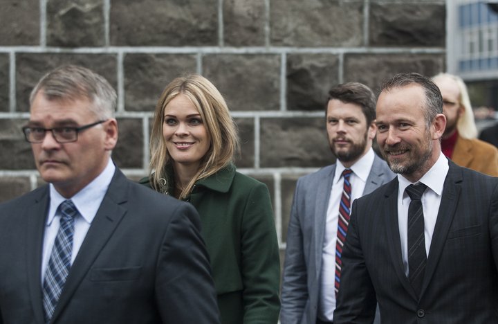 Páll Valur Björnsson og Björt Ólafsdóttir ætla að vera í framboði í haust en Guðmundur Steingrímsson og Róbert Marshall eru báðir að hætta. 
