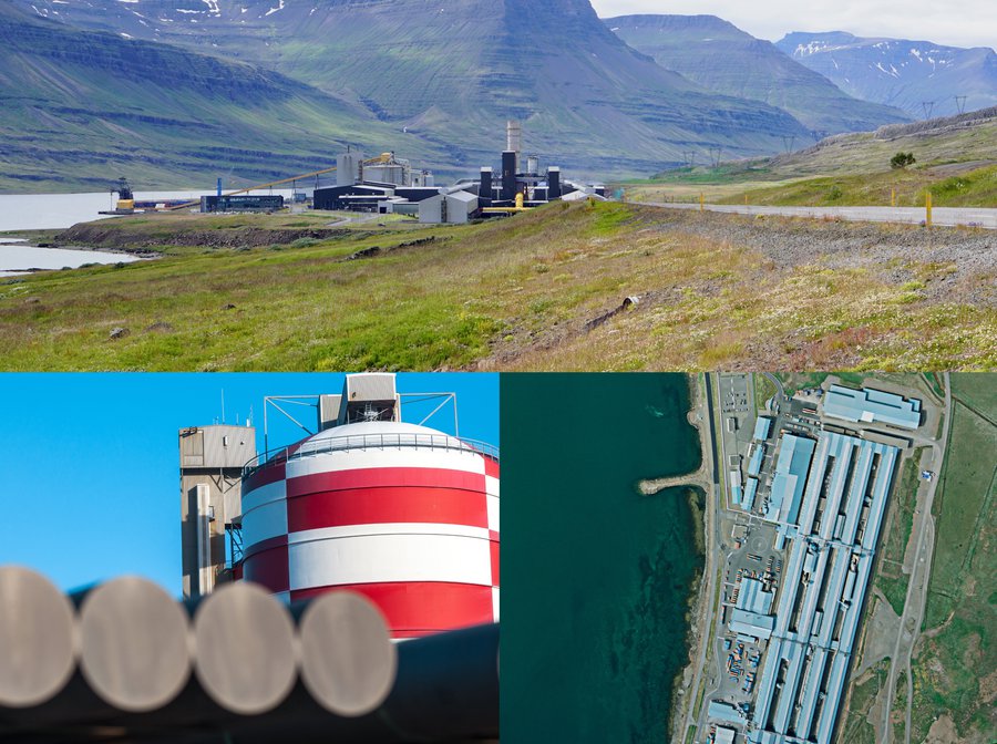 Samsett mynd Álverin þrjú