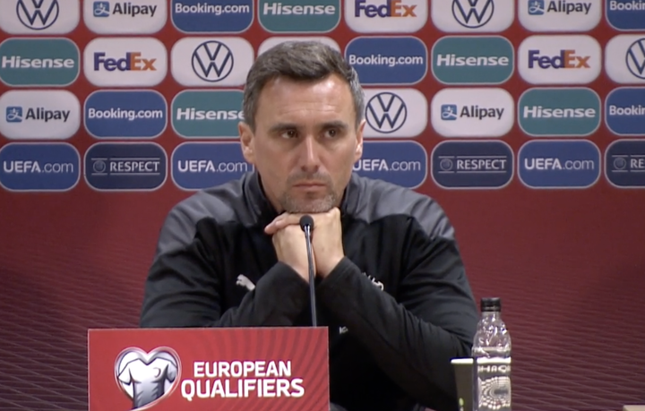 Arnar Þór Viðarsson, þjálfari íslenska karlalandsliðsins í fótbolta.