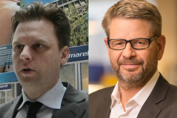 Árni Oddur Þórðarson, forstjóri Marel, og Jón Sigurðsson, forstjóri Össurar.