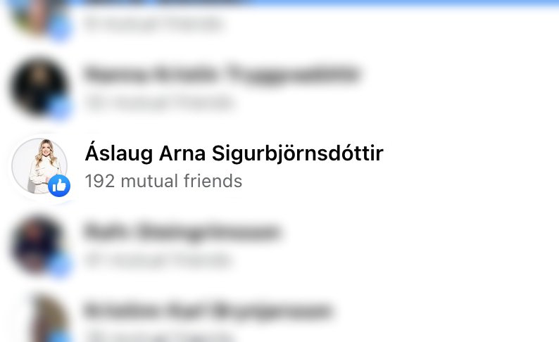 Umdeilt „læk“ Áslaugar Örnu á færslu Loga Bergmanns Mynd: Skjáskot/Facebook