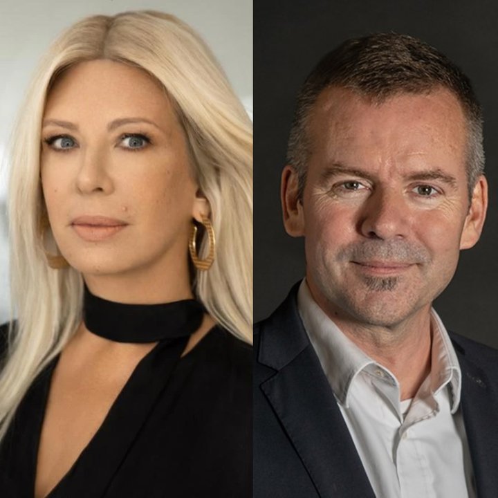 Áslaug Magnúsdóttir stofnandi KATLA og Brjánn Sigurgeirsson framkvæmdastjóri Thunderful Group