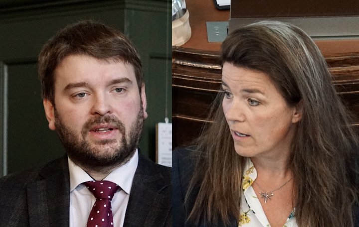 Ásmundur Einar Daðason og Helga Vala Helgadóttir.