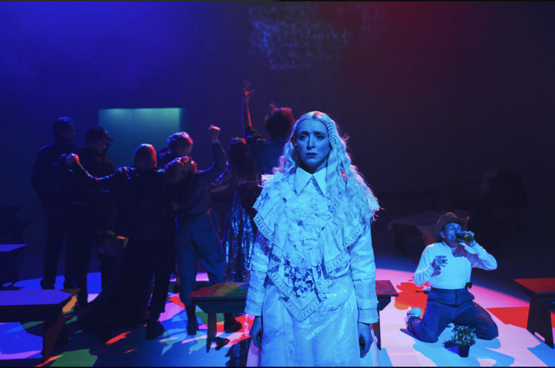 Atómstöðin – endurlit. Ebba Katrín Finnsdóttir sem Ugla. Mynd: Þjóðleikhúsið