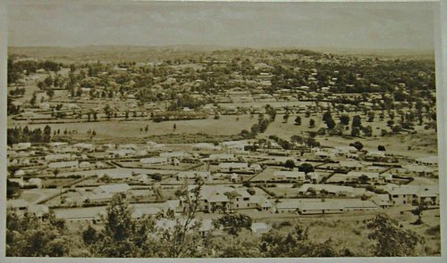Kampala af Kololo-hæð árið 1952.