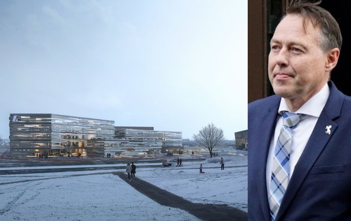 Höfuðstöðvar Landsbankans rísa nú við Austurhöfn í Reykjavík.