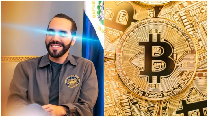 Nayib Bukele forseti El Salvador breytti um helgina prófílmynd sinni á Twitter og er nú með laser-augu, eins og margir þeir sem hafa kynnst heimi rafmynta og hrifist.