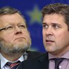 Össur Skarphéðinsson og Bjarni Benediktsson.