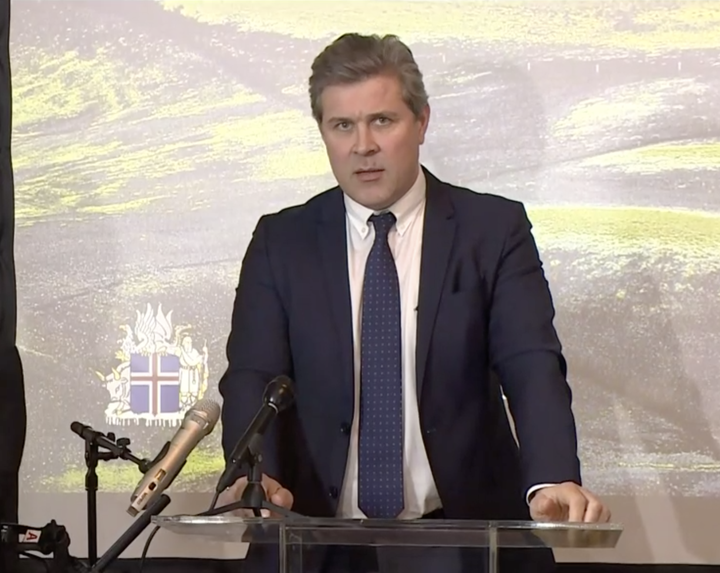 Bjarni Bendiktsson, fjármálaráðherra.