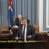 Bjarni Benediktsson, fjármála- og efnahagsmálaráðherra.