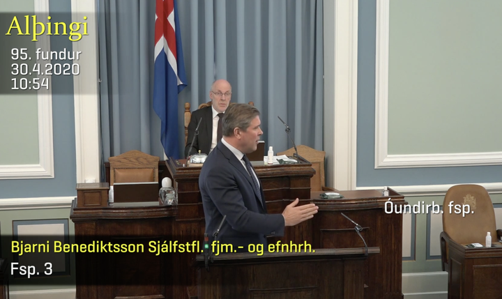 Bjarni Benediktsson, fjármála- og efnahagsmálaráðherra.