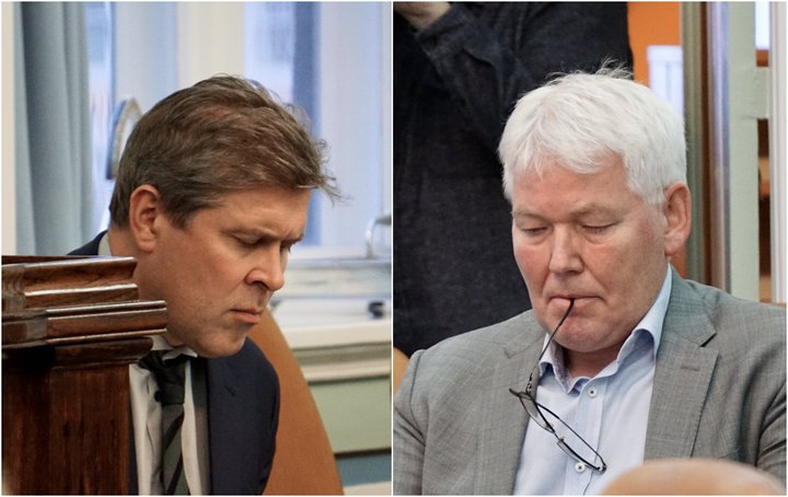 Bjarni Benediktsson og Jón Steindór.