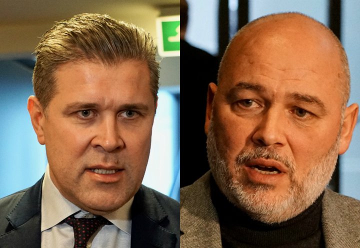 Bjarni og Logi tókust á í Silfrinu í dag