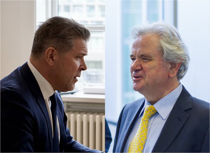 Bjarni benediktsson og Davíð Oddsson