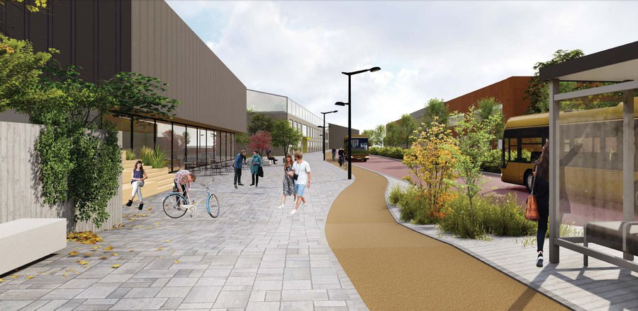 Teikning úr skipulagstillögu Arkís fyrir Reiti. blikadstadfda2322nytttttt.JPG