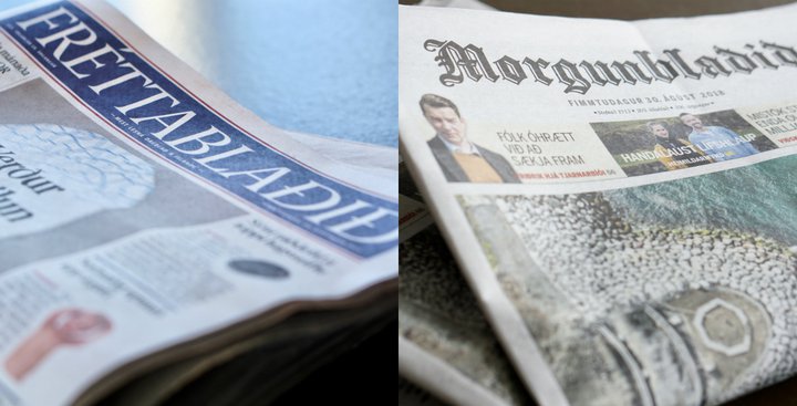 Auglýsingar frá Betri borg voru birtar í Fréttablaðinu og Morgunblaðinu í morgun.