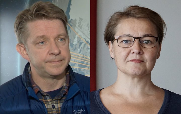 Bogi Nils Bogason er forstjóri Icelandair og Drífa Snædal er forseti ASÍ.