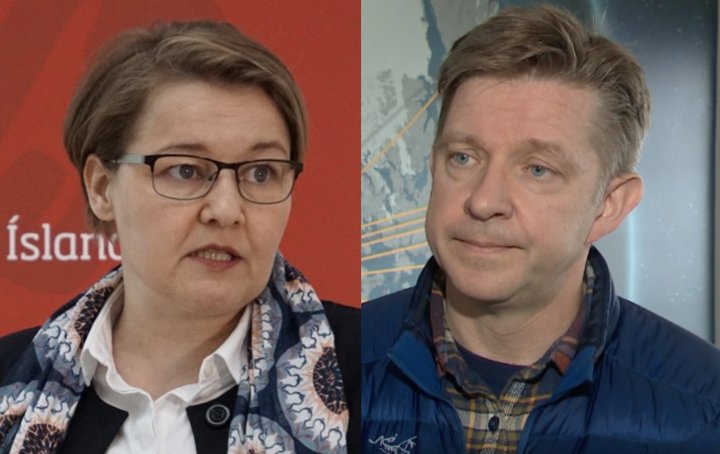 Drífa Snædal er forseti ASÍ og Bogi Nils Bogason er forstjóri Icelandair.