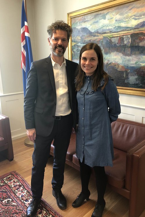 Dagur B. Eggertsson borgarstjóri, og Katrín Jakobsdóttir, forsætisráðherra.