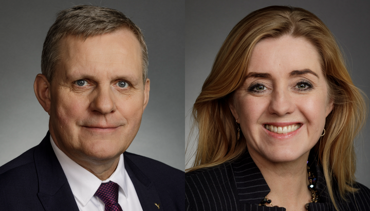 Jón Gunnarsson og Bryndís Haraldsdóttir.