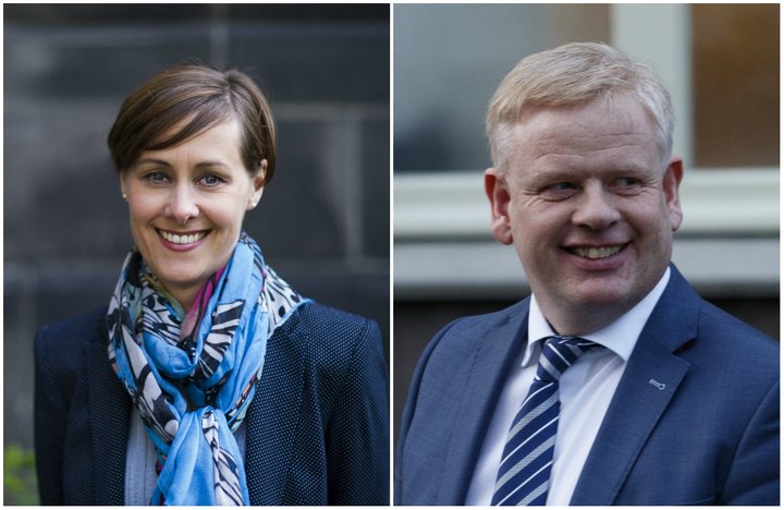 Brynhildur Pétursdóttir og Haraldur Benediktsson formenn samráðshóps um endurskoðun búvörusamninga.