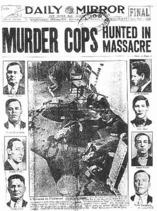 Valentínusarmorðin voru mikið grimmdarverk þar sem sjö manns voru myrtir með köldu blóði. Ímynd Capones var aldrei söm eftir það og löggæslustofnanir lögðu mikið uppúr að klekkja á honum.