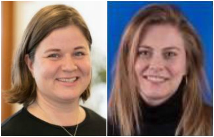 Steinunn Ingvarsdóttir og Marta Jónsdóttir