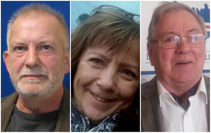 Efstu menn á lista Íslensku þjóðfylkingarinnar.