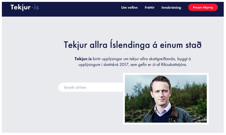 Tekjur.is Ingvar Smári