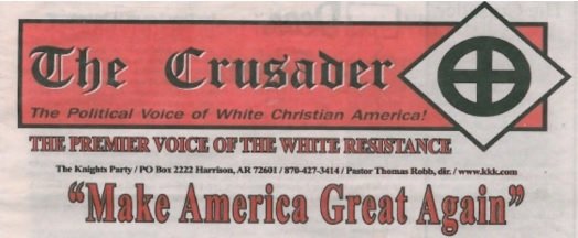 The Crusader, dagblað KKK.