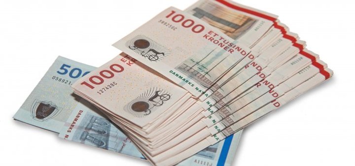 Danir íhuga nú að kippa stærsta seðlinum sem til er í dönskum krónum úr umferð.