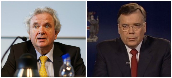 Davíð Oddsson og Geir Haarde.