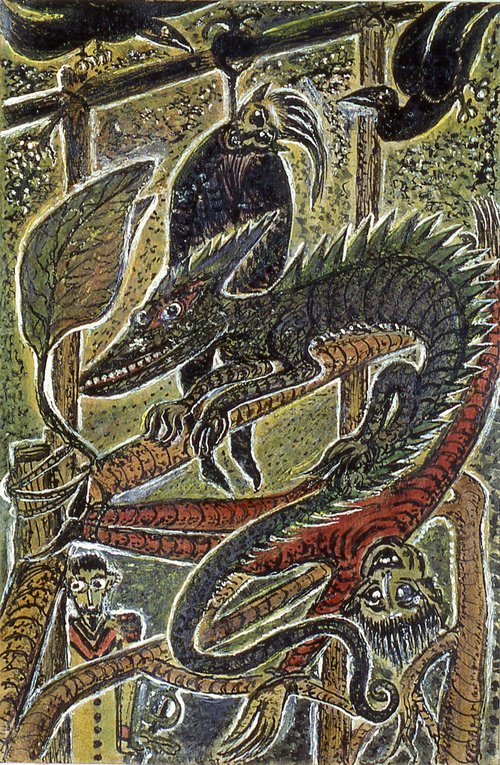 Málverk eftir Dunganon.