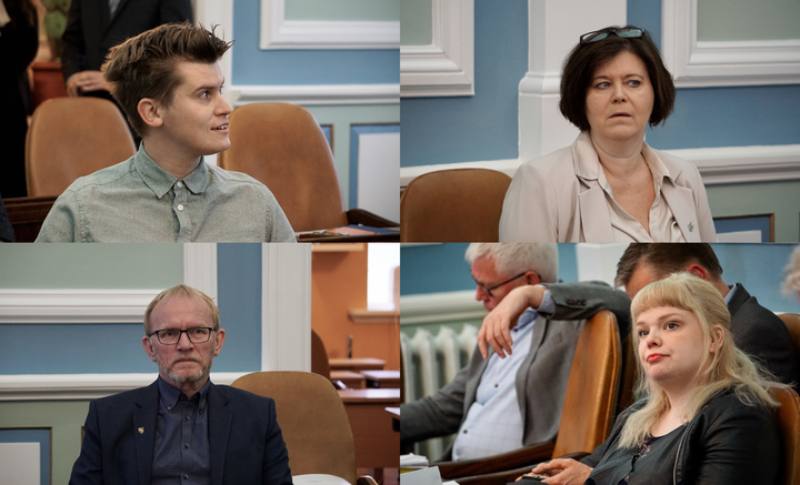 Fulltrúar stjórnarandstöðuþingmanna í efnahags- og viðskiptanefnd.