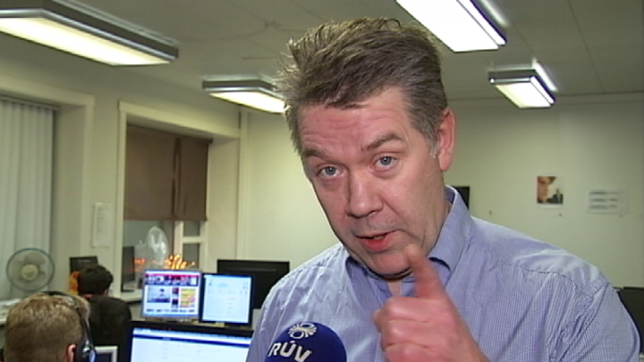 Eggert Skúlason hættir sem ritstjóri DV á morgun. 