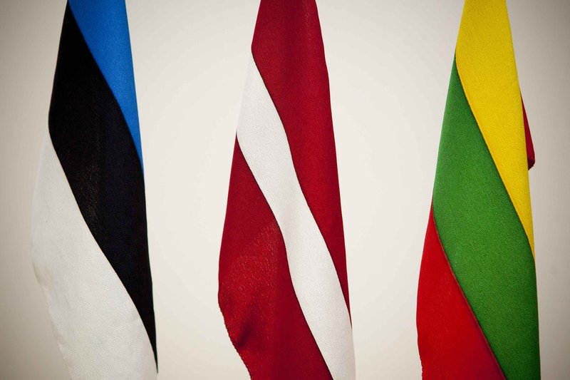 Fánar Eystrasaltsríkjanna.