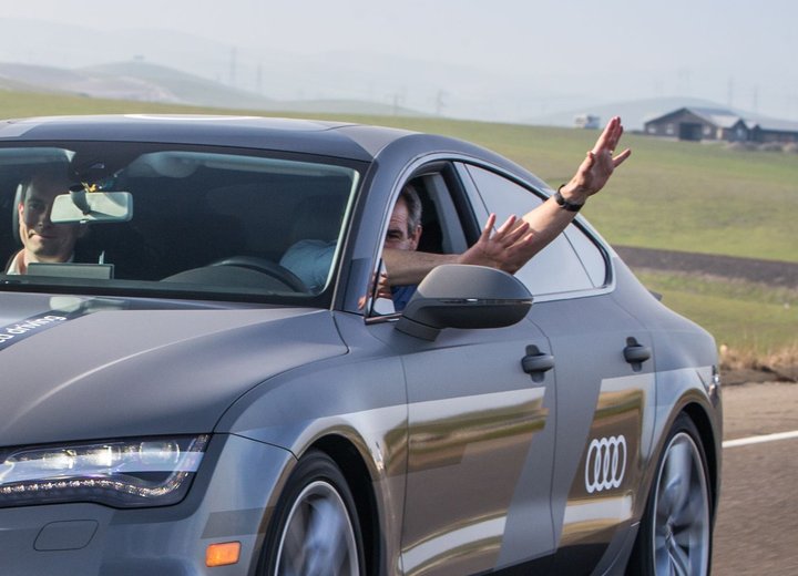 Audi sjálfkeyrandi bíll