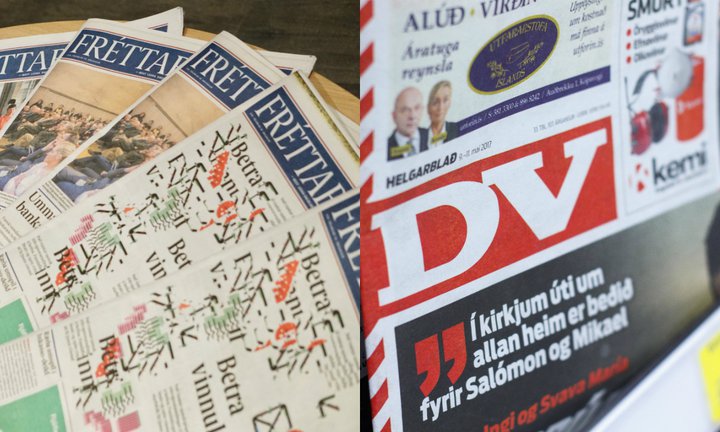 Fréttablaðið og DV eru nú í eigu sama fyrirtækis.