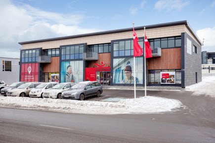 Fiskislóð 10 hýsti eitt sinn útibú Íslandsbanka. Mynd: Reitir