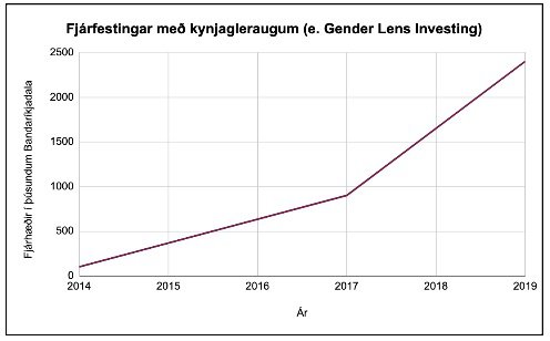 Vöxtur fjárfestinga með kynjagleraugum.