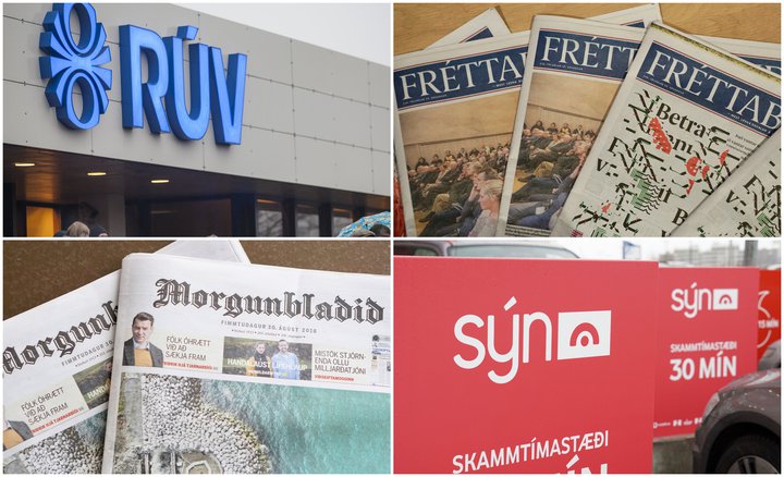 Fjölmiðlar - RÚV, Torg, Árvakur og Sýn