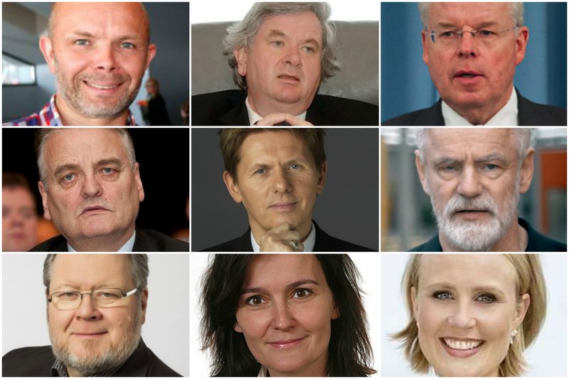 MAÐUR ER NEFNDUR: Baldur Þórhallsson, Davíð Oddsson, Einar K. Guðfinnsson, Guðni Ágústsson, Jakob Frímann Magnússon, Kári Stefánsson, Össur Skarphéðinsson, Salvör Nordal og Þóra Arnórsdóttir.