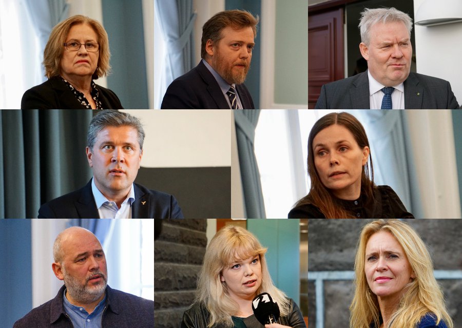 Mynd: Samsett flokkar alþingi